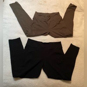 2 pairs XL leggings